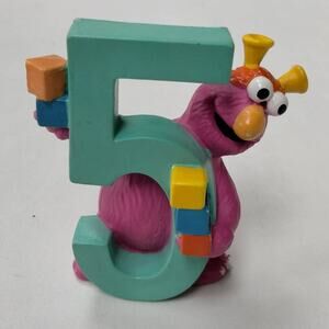 Vintage Honker PVC Figure Applause 5th Birthday Number 5 Cake Topper